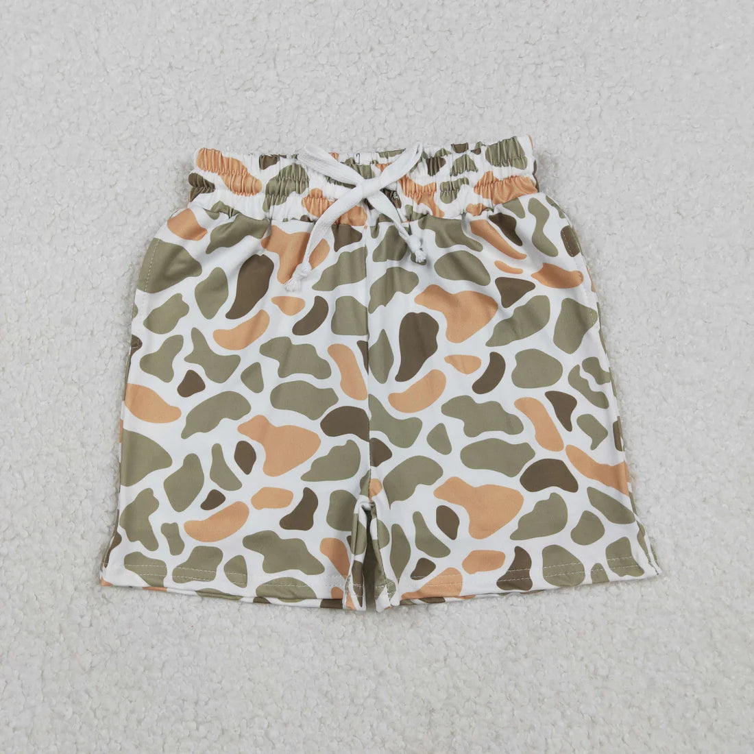 11.21 RTS Sibling Baby Boys Southern Camo Pockets Shorts Bottom