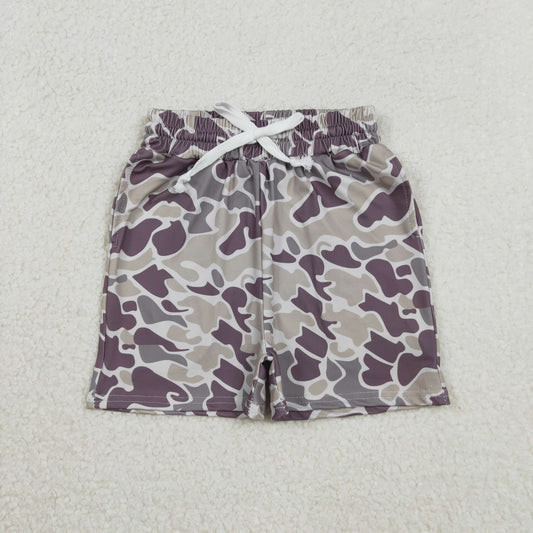 11.21 RTS NO MOQ （In stock）SS0733 Baby Boys Southern Dark Khaki Camo Pockets Shorts Bottom