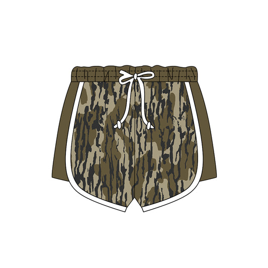 11.6 SS0739 Pre order No Moq Baby Girls Olive Camo Southern Shorts Bottom