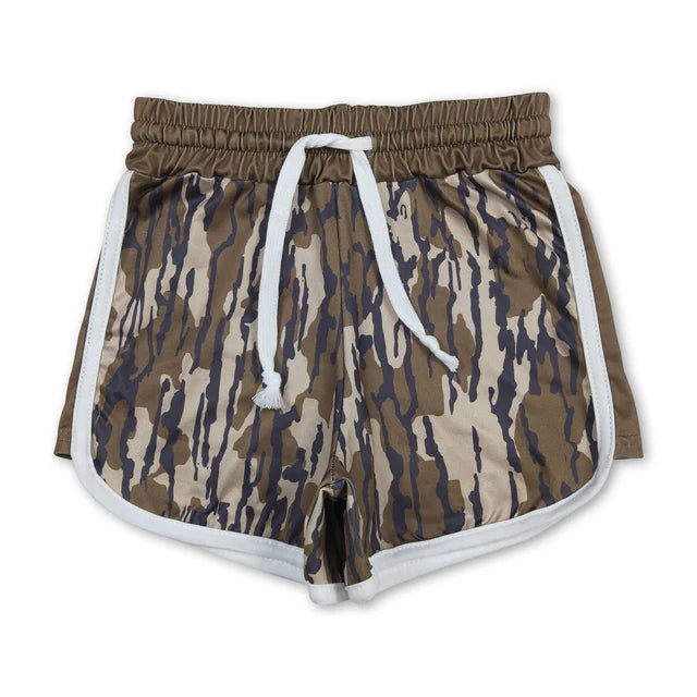 RTS Sibling Baby Girls Southern Hunting Camo Shorts Bottoms