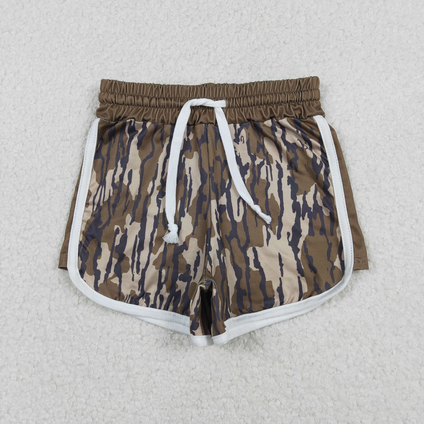 12.22 RTS NO MOQ （In stock）SS0739 Baby Girls Summer Shorts Baby Girls Southern Olive Camo Shorts Bottom