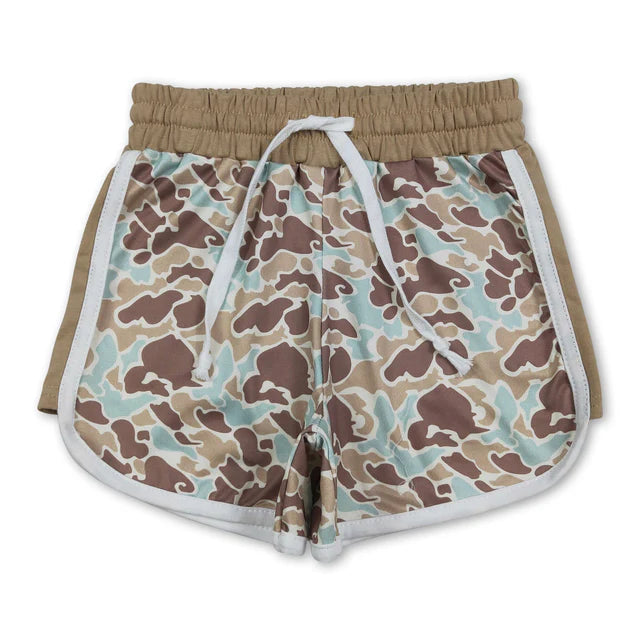 RTS Sibling Baby Girls Southern Hunting Camo Shorts Bottoms