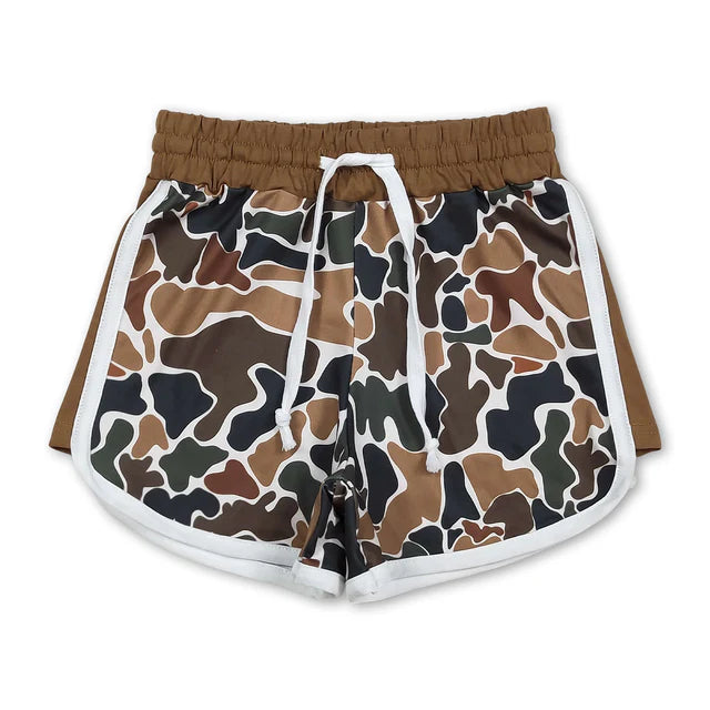 RTS Sibling Baby Girls Southern Hunting Camo Shorts Bottoms