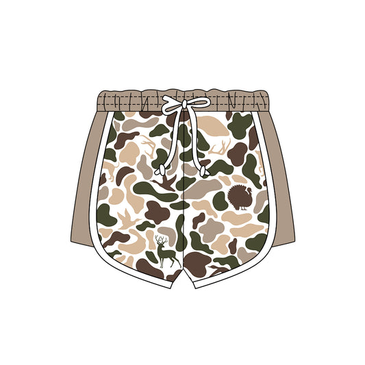 11.6 SS0743 Pre order No Moq Baby Girls Ducks Dogs Deer Camo Southern Shorts Bottom