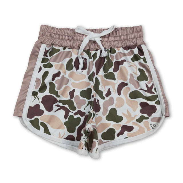 RTS Sibling Baby Girls Southern Hunting Camo Shorts Bottoms