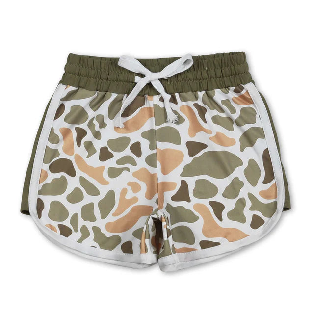 RTS Sibling Baby Girls Southern Hunting Camo Shorts Bottoms