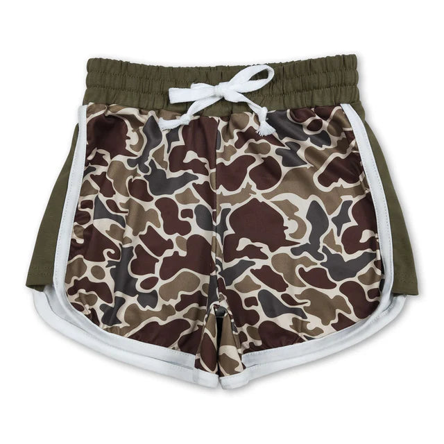 RTS Sibling Baby Girls Southern Hunting Camo Shorts Bottoms