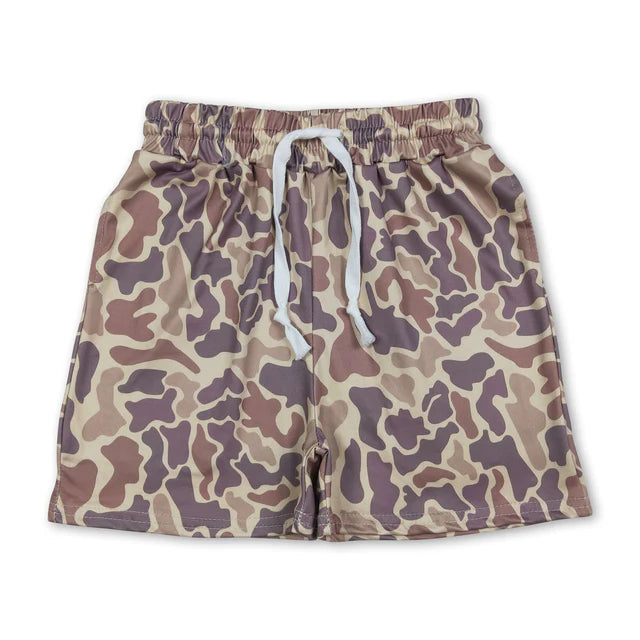 5.13 RTS NO MOQ （In stock）BT1701+SS0762 Short sleeves khaki camo kids boys summer polo shirt outfits