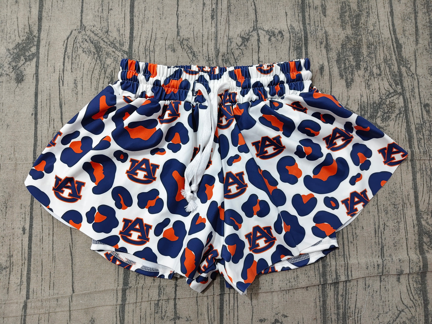 6.20 SS0819 Sample No Moq Yoga Baby Girls Leopard Ruffle Edge Shorts Sports Active Bottom