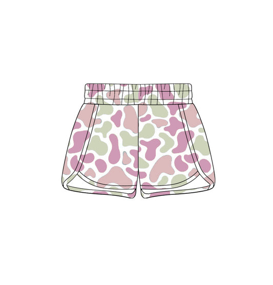 2.26 SS0854 Pre order No Moq Cute Kids Comfortable For Baby Girls Summer Southern Camo Shorts Bottom