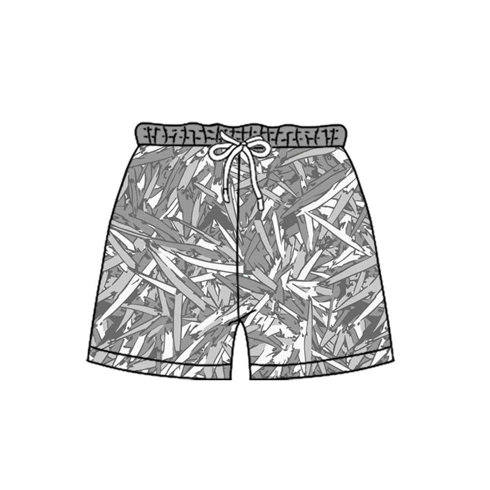 4.8 SS0890 Pre order No Moq Baby Boys Southern Leaves Camo Shorts Bottom