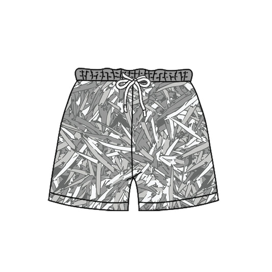 4.8 SS0890 Pre order No Moq Baby Boys Southern Leaves Camo Shorts Bottom