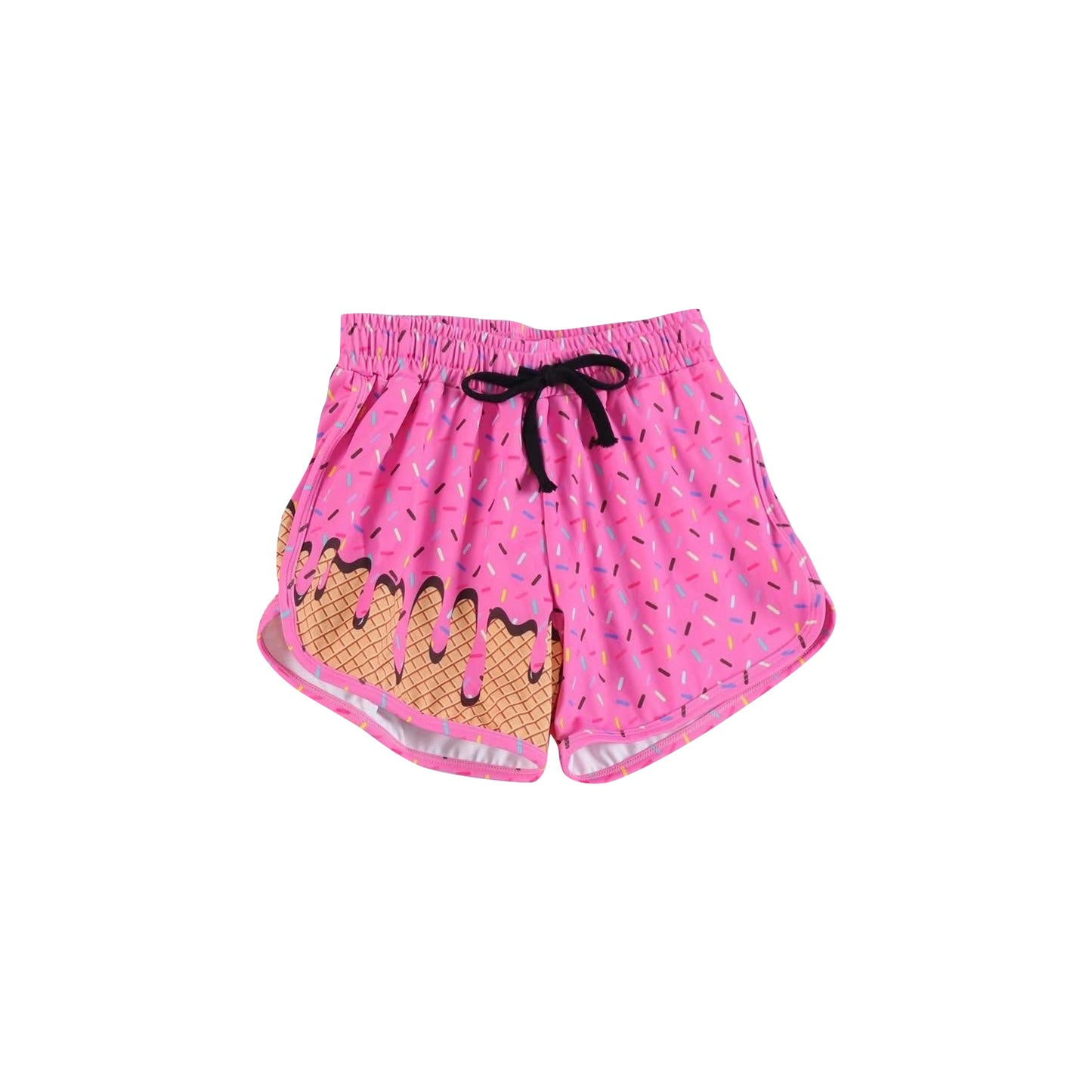 5.5 Pre order No Moq Baby Girls Colorful Sprinkles Drip Team Shorts Bottom