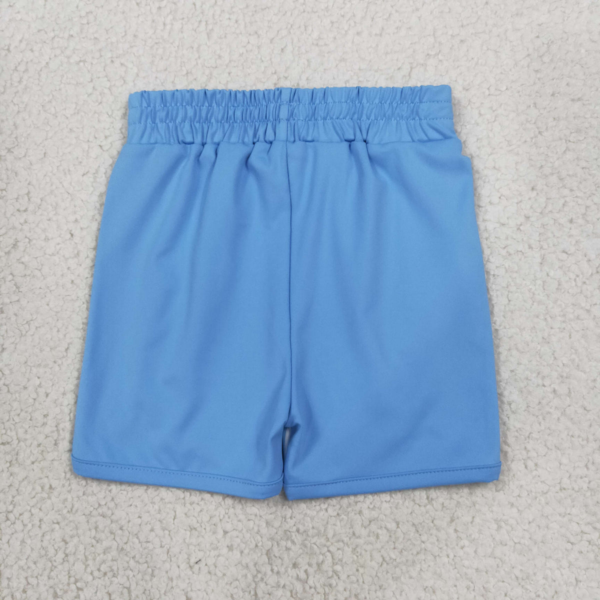 RTS NO MOQ （In stock）yoga fabric SS0950 Baby Girls Blue Stripe Yoga Active Shorts Bottom