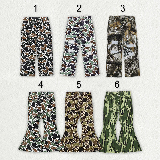 11.19 RTS Sibling Baby Boys Girls Camouflage Hunting Season Denim Jeans Pants