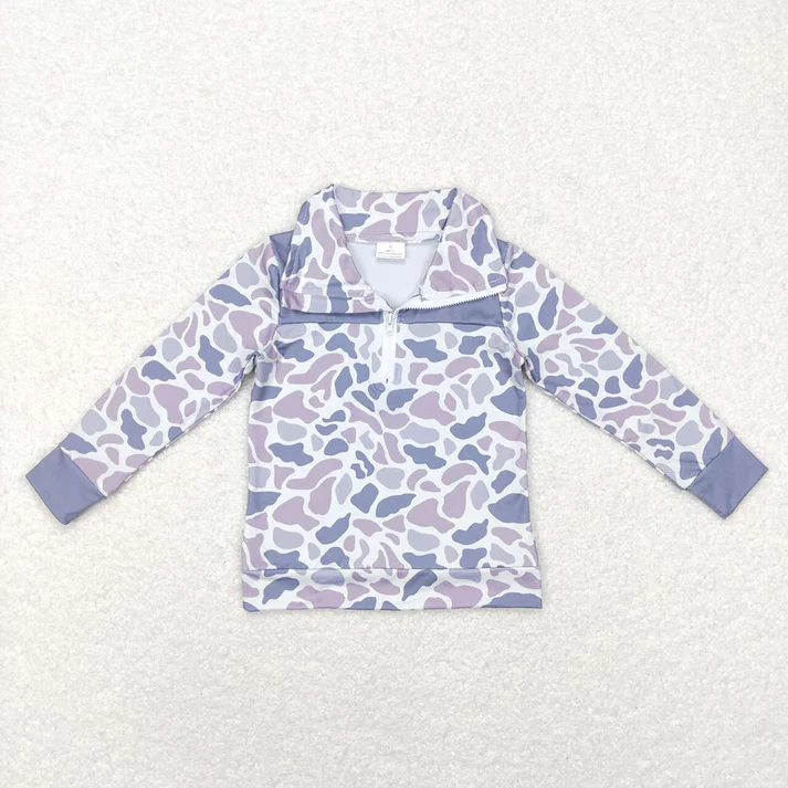 Baby Boys Camouflage Hunting Season Zip Pullovers Tops