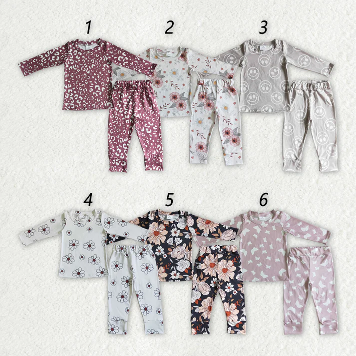 Sibling Baby Kids Fall Shirt Pants Pajamas