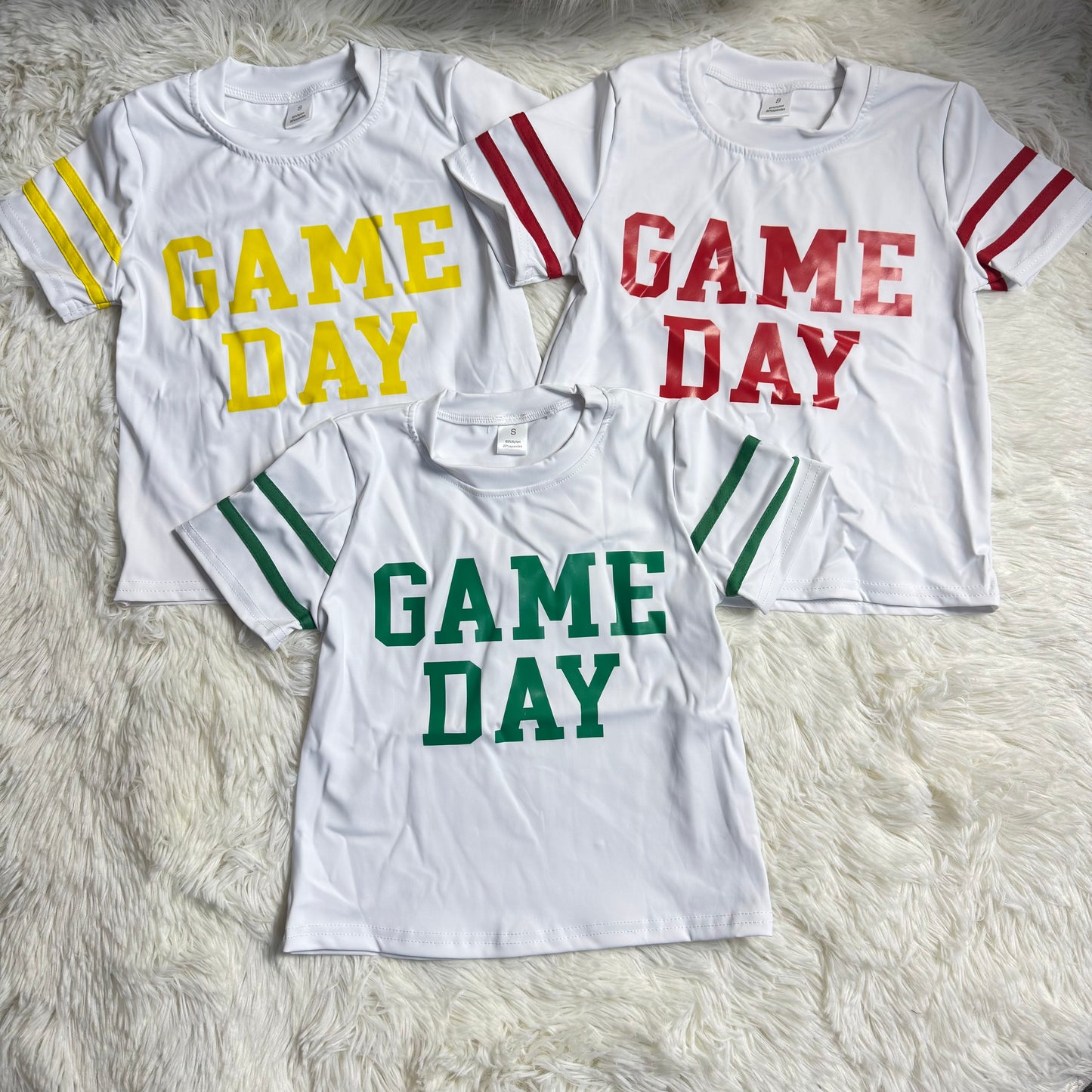 1.6 RST Sibling Baby Girls Game Day Yoga Active Team Tee Shirts Tops