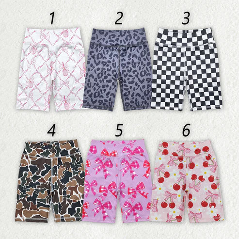11.8 RTS 6 Colors Sibling Baby Girls Tennis Yoga Biking Shorts Bottoms