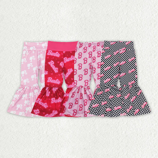 12.26 RTS Sibling Baby Girls Cartoon Doll Flare Bell Pants