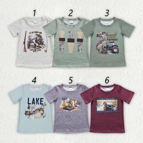 12.8 RST Sibling Baby Boys Duck Hunting Top Tee Shirts