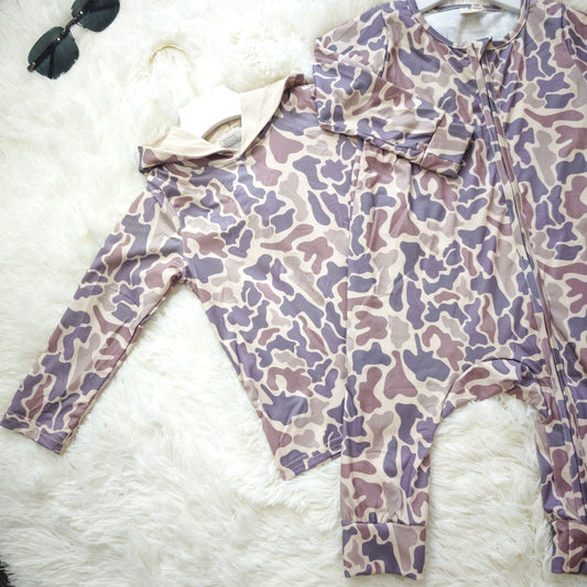 10.18 RTS Sibling Baby Boys Leopard Camo Hooded Long Sleeve Tee Shirts Tops Rompers Clothes