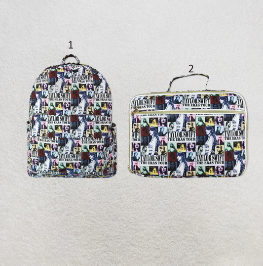 RTS NO MOQ Sibling Cute Clothes Kids Print Backpacks And Lunch Boxes