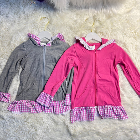 12.3 RST Sibling Baby Girls Hoodie Zip Cardigan Jackets Tops