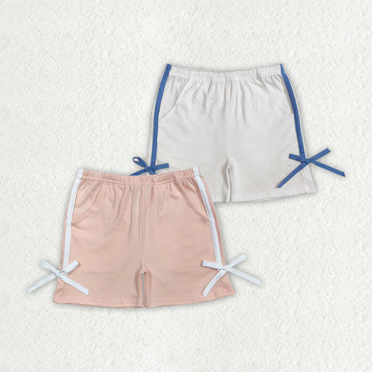11.14 RST Sibling Baby Girls Cotton Bows Sports Shorts Bottoms