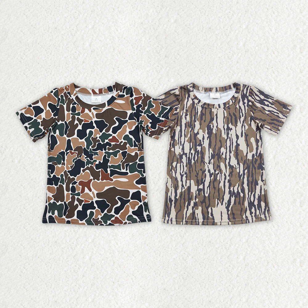 1.20 RST Sibling Baby Boys Camouflage Short Sleeve Tee Shirts Tops