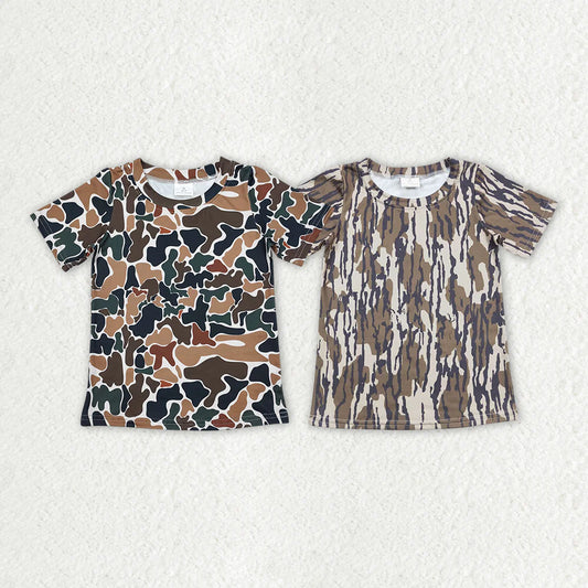 1.20 RST Sibling Baby Boys Camouflage Short Sleeve Tee Shirts Tops