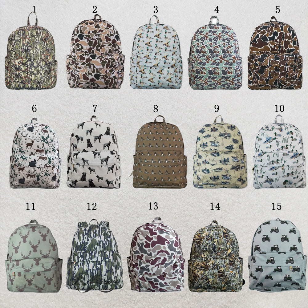 USA Warehouse (IN STOCK) Baby Kids Boys Camo Print Backpack Back Bags