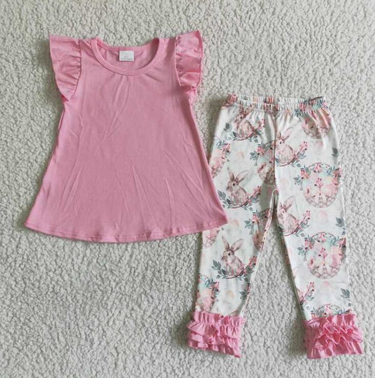 B13-28 Pink Top Bunny Easter Sets