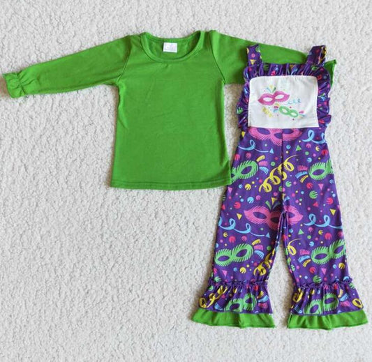6 A28-19 Mardi Gras overalls outfits