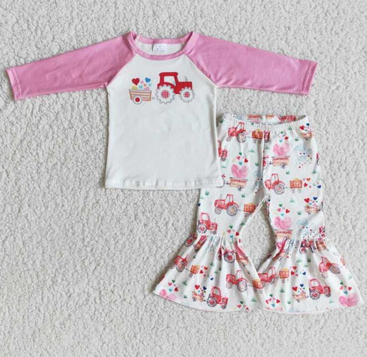 6 A29-30 Heart Truck Valentine Girl Outfits
