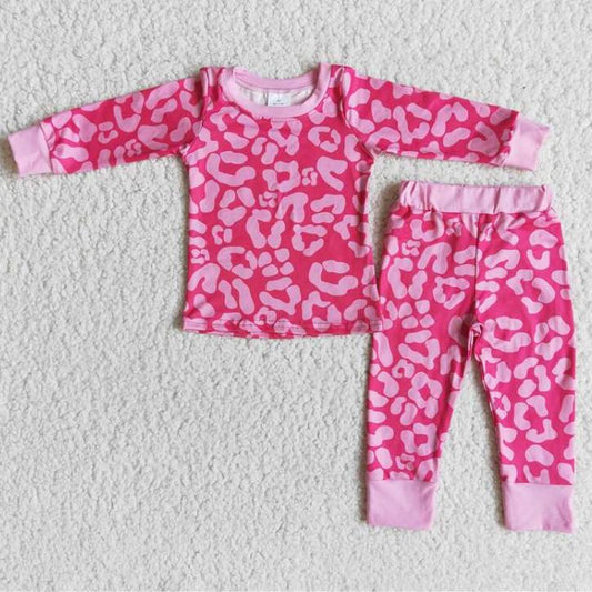 6 A29-20 Pink Leopard Pajamas
