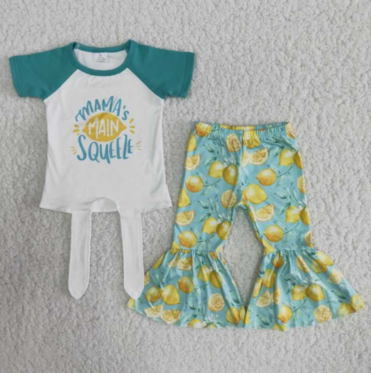 Mama's Squeeze Girls' Lemon Outfit