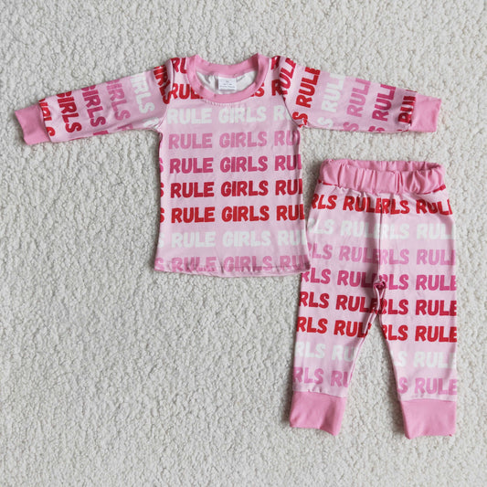Girls rule pajama