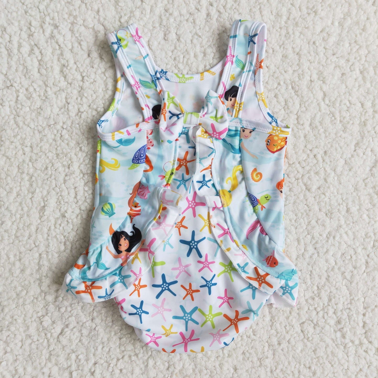 Dolphin One Piece Swimsuit for Baby Girl