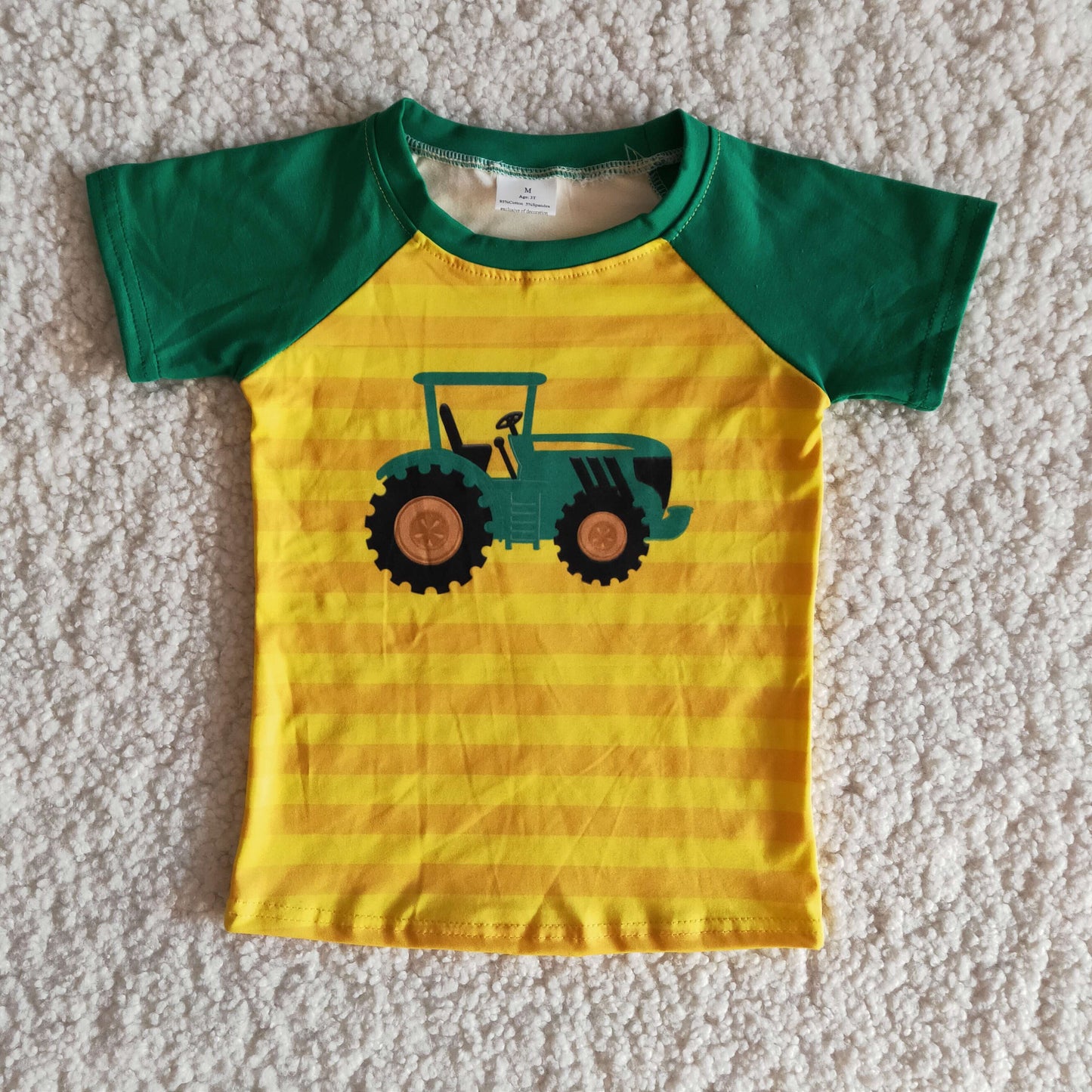 B11-3 Truck tractor boy t-shirt