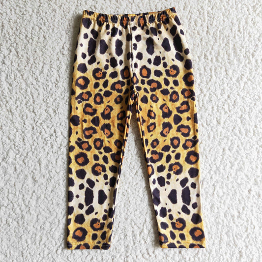 P0012 Leopard print kids leggings pants