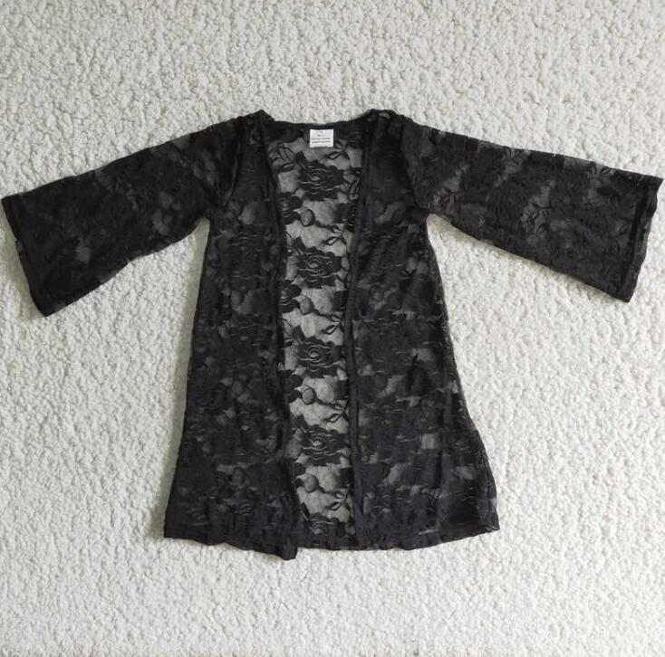 6 B11-18 Black Lace Baby Girl Jacket