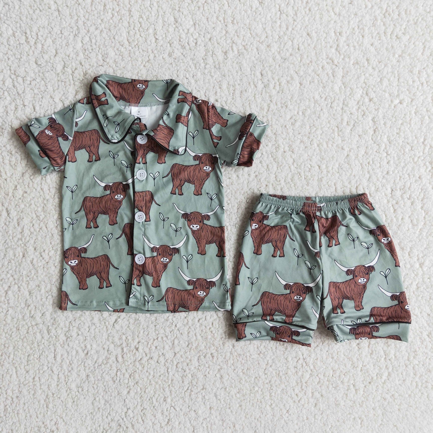 western cow girl pink pajamas