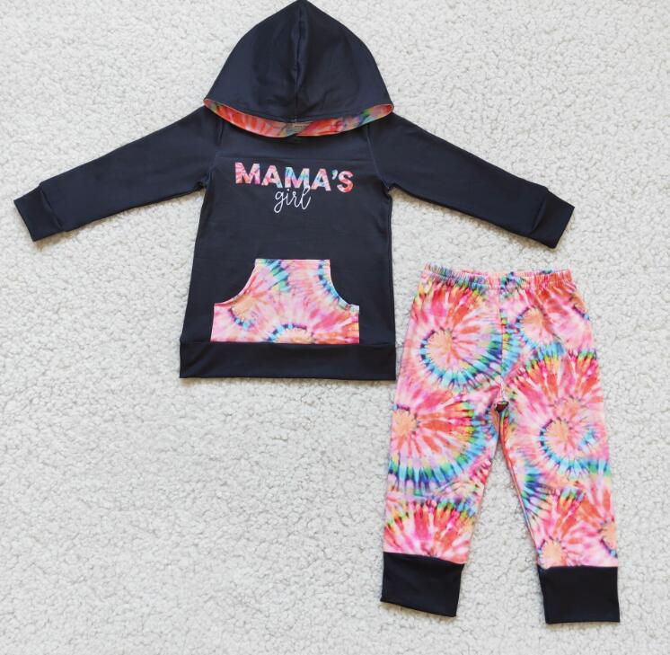6 A14-17 Mama's girl hooded outfits