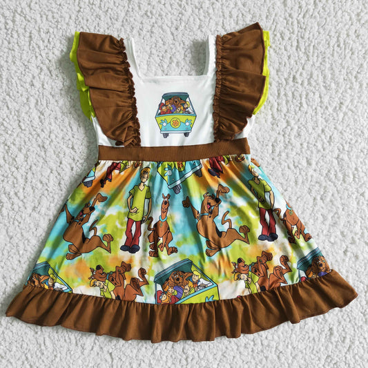 GSD0011 Summer Girls Cartoon Dress