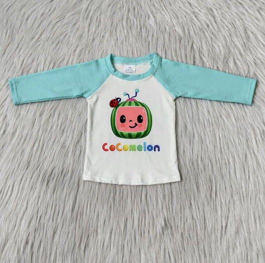 6 A25-15 Cartoon Watermelon T-Shirt Top