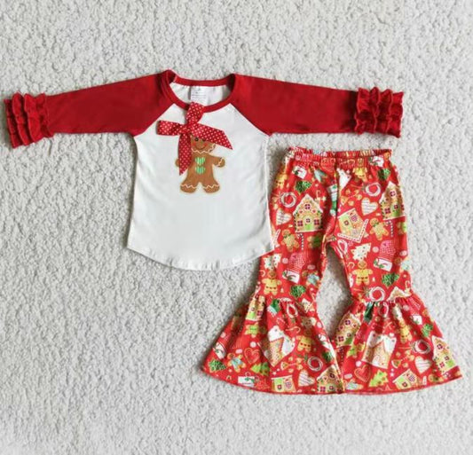 Christmas gingerbread girl outfits