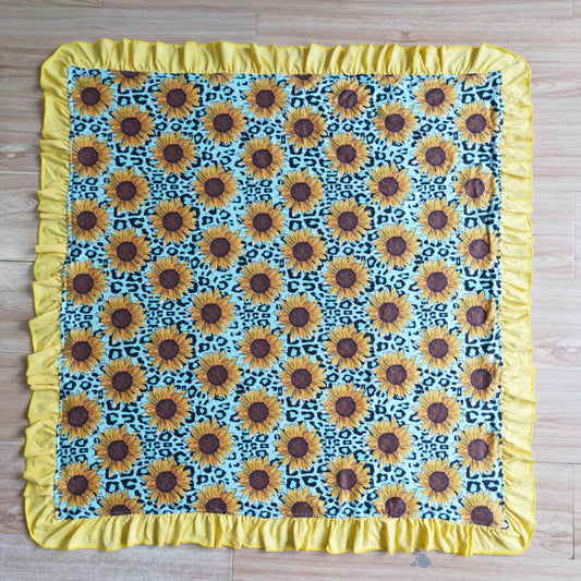 BL0005 Sunflower Newborn Blanket