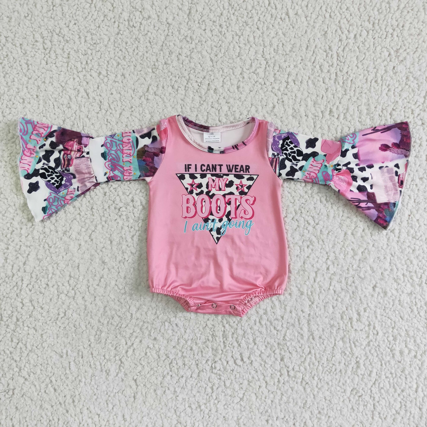LR0004 my boots baby fashion romper