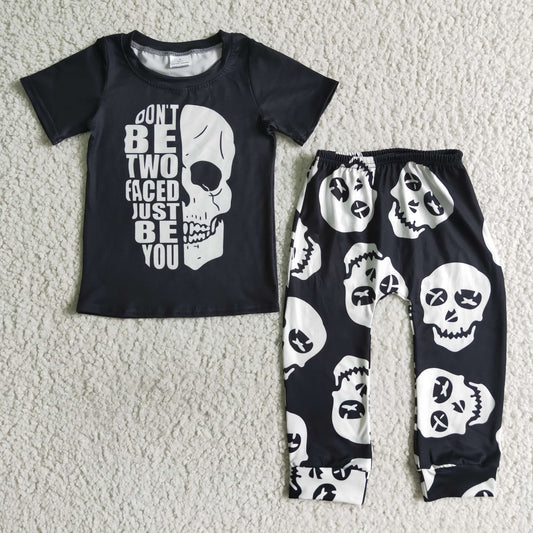 BSPO0016 Boy Skull Halloween Outfits